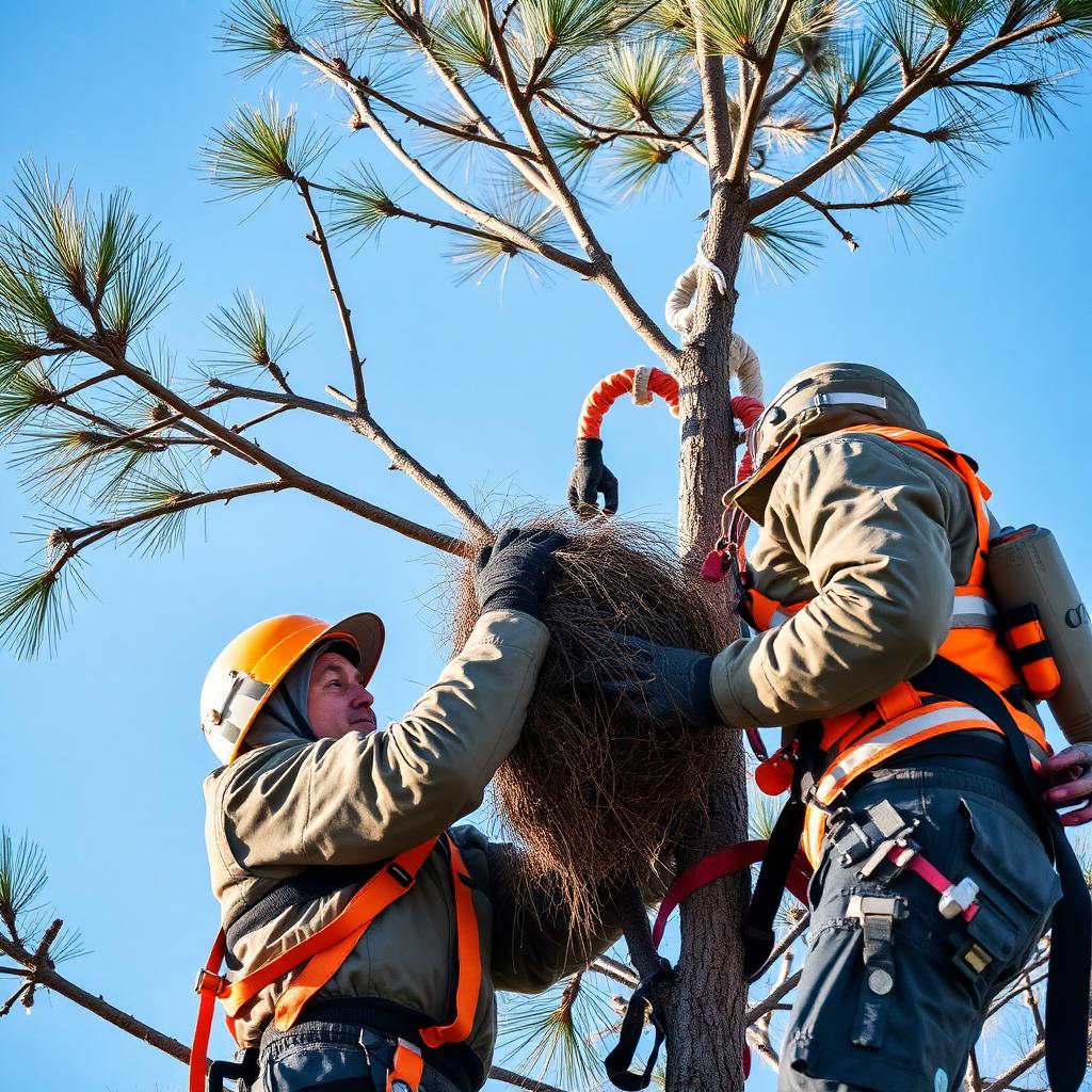 Traitement des chenilles processionnaires à Grenoble